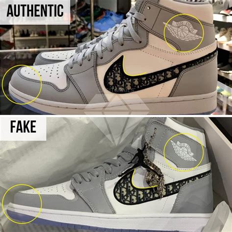 how to tell if jordan diors are fake|air jordans knock off.